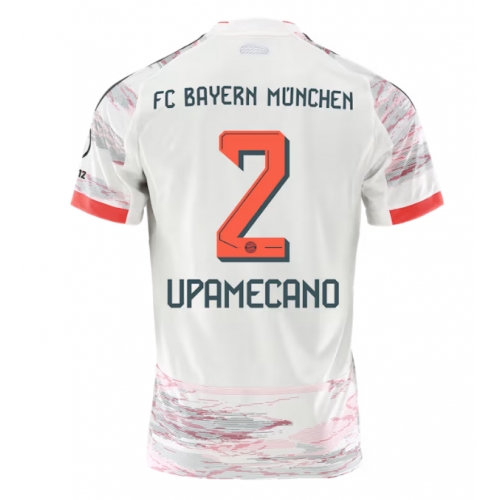 Billige Fotballdrakt Bayern Munich Dayot Upamecano #2 Replika Bortedrakt 2025-26 Kortermet Billige Fotballdrakt Bayern Munich Dayot Upamecano #2 Replika Bortedrakt 2025-26 Kortermet
